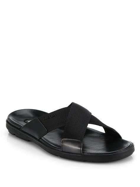 prada mens sandals nylon|prada men's moccasins.